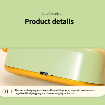 Veilleuse grille-pain – Adorable lampe d'ambiance LED rechargeable