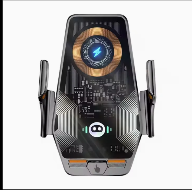 Chargeur de voiture sans fil Qi Smartible 10 W et support de téléphone à verrouillage automatique