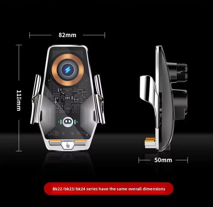 Chargeur de voiture sans fil Qi Smartible 10 W et support de téléphone à verrouillage automatique