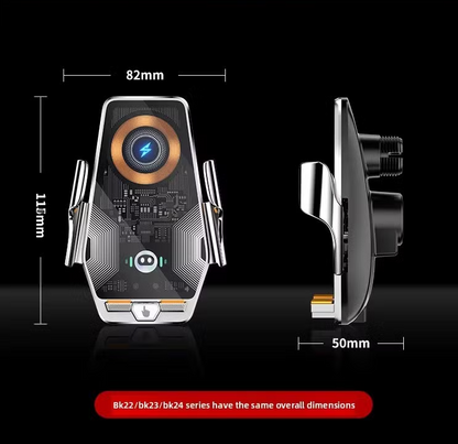 Chargeur de voiture sans fil Qi Smartible 10 W et support de téléphone à verrouillage automatique