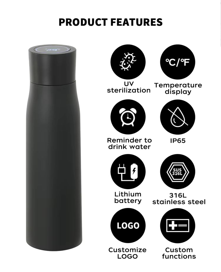 Smart UV Water Bottle