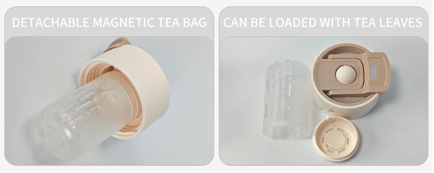 Gourde Smartible 700 ml en Tritan – Infuseur à thé magnétique et filtre de séparation