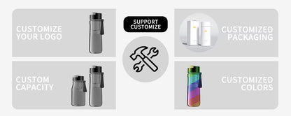 Gourde Smartible 700 ml en Tritan – Infuseur à thé magnétique et filtre de séparation