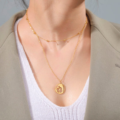Boîte cadeau de bijoux Rose Éternelle – Boîte surprise avec vraie rose pour la Fête des Mères et les Anniversaires