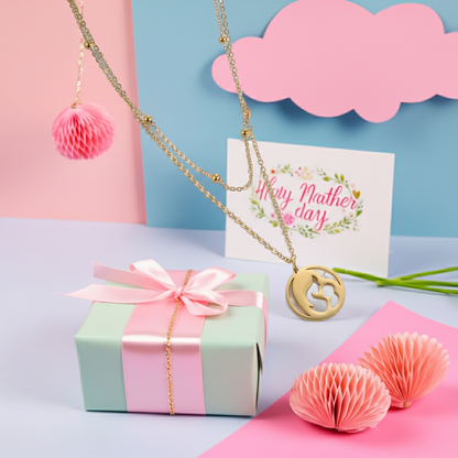 Boîte cadeau de bijoux Rose Éternelle – Boîte surprise avec vraie rose pour la Fête des Mères et les Anniversaires