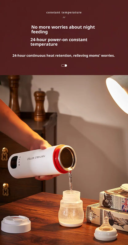 Bouilloire de voyage rechargeable Smartible – 500 ml, tasse chauffante portable à température contrôlée