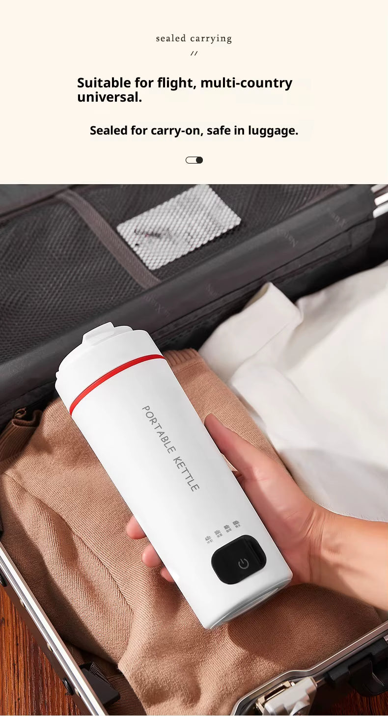 Bouilloire de voyage rechargeable Smartible – 500 ml, tasse chauffante portable à température contrôlée