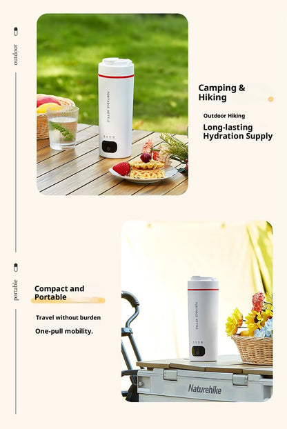 Bouilloire de voyage rechargeable Smartible – 500 ml, tasse chauffante portable à température contrôlée
