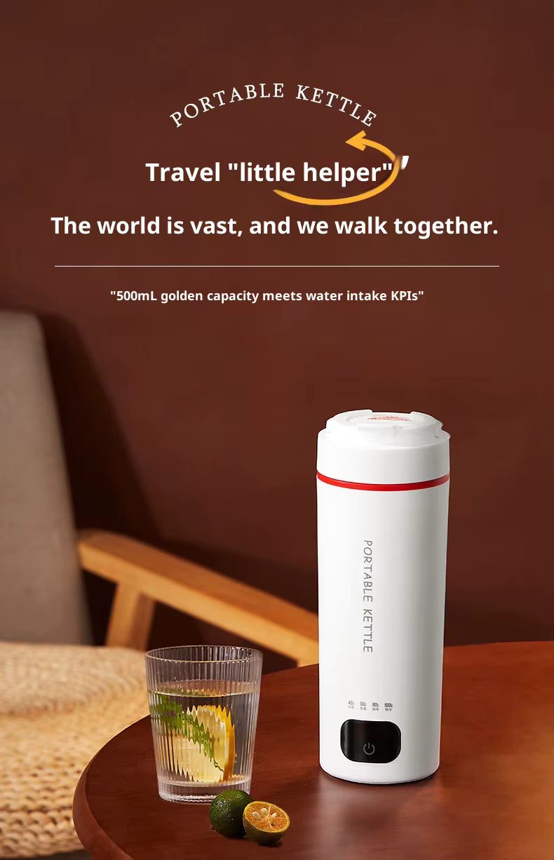 Bouilloire de voyage rechargeable Smartible – 500 ml, tasse chauffante portable à température contrôlée